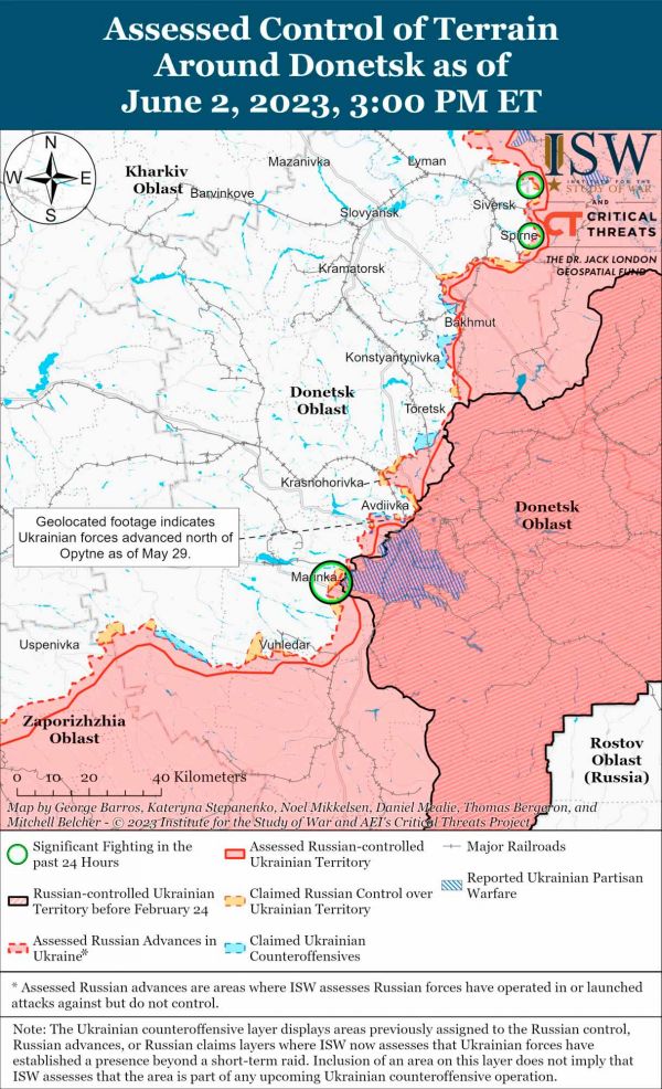 Институт изучения войны isw карта